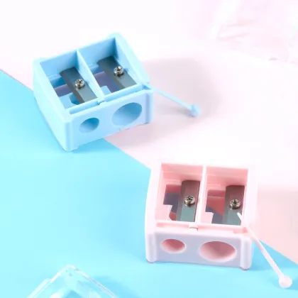 Double Hole Cosmetics Eyebrow & Lip Liner Pencil Sharpener