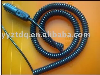 Coil cable US cigarette plug