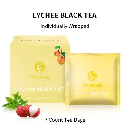 lychee black tea bags