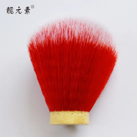 Colorful barber shaving brush