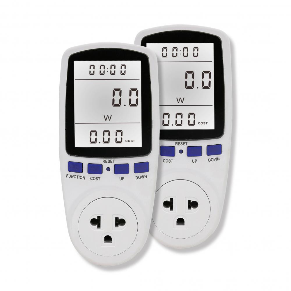 Household Digital 250v power meter plug Socket