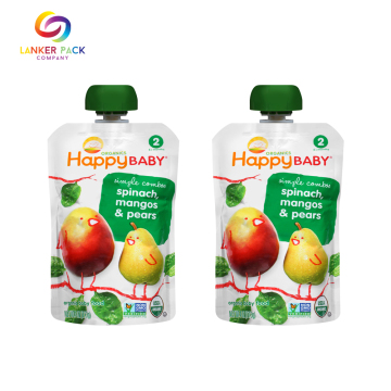 Laminated Plastic Printed Beverage Pouch With Spout
