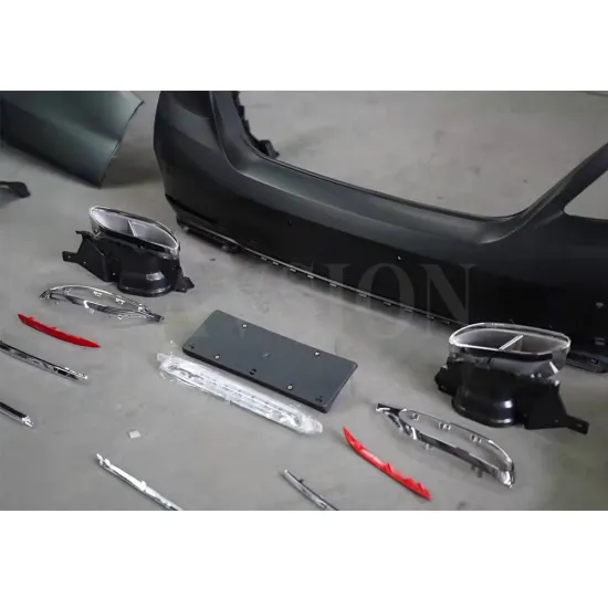 Mercedes Benz S-Class W221 to W222 AMG Front/Rear Bumpers Upgrade 2008-2013