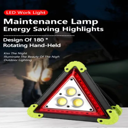 LED Red Triangle Emergency Warning Lamp