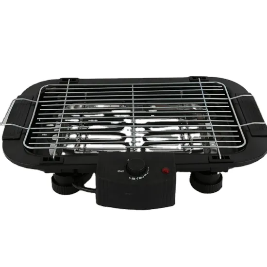 Portable electric grill pan barbecue smokeless electric bbq grill For 3-5 People