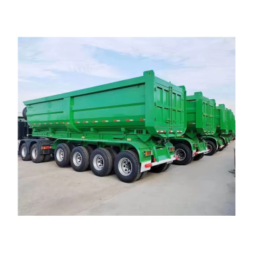 U Shape Hydraulic Cylinder Rear End Dump Semi Truck Trailer for Sale