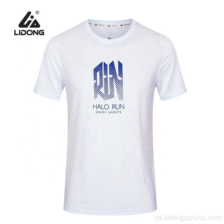 Cheap gym apto rápido poliéster seco t-shirt