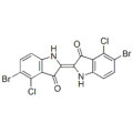 5-ब्रोमो-2- (5-ब्रोमो-4-क्लोरो 1,3-dihydro-3-ऑक्सो-2H-indol-2-ylidene) -4-क्लोरो 1,2-dihydro-3H-indol-3- एक कैस 29245-44-1