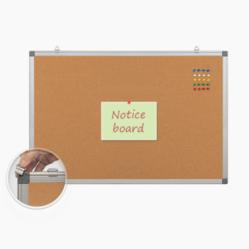 Wholesale Classroom Bulletin Board Aluminum Frame with Pin Fabric, Cork and Felt for School Messages and Memos