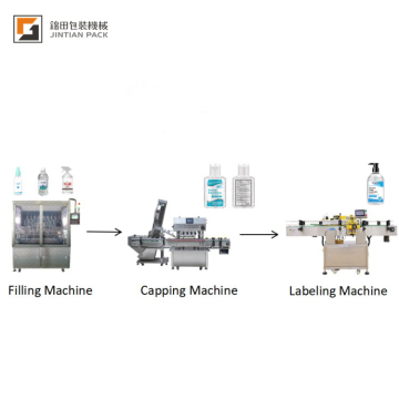 Linea di produzione di riempimento per occhiali completamente automatici