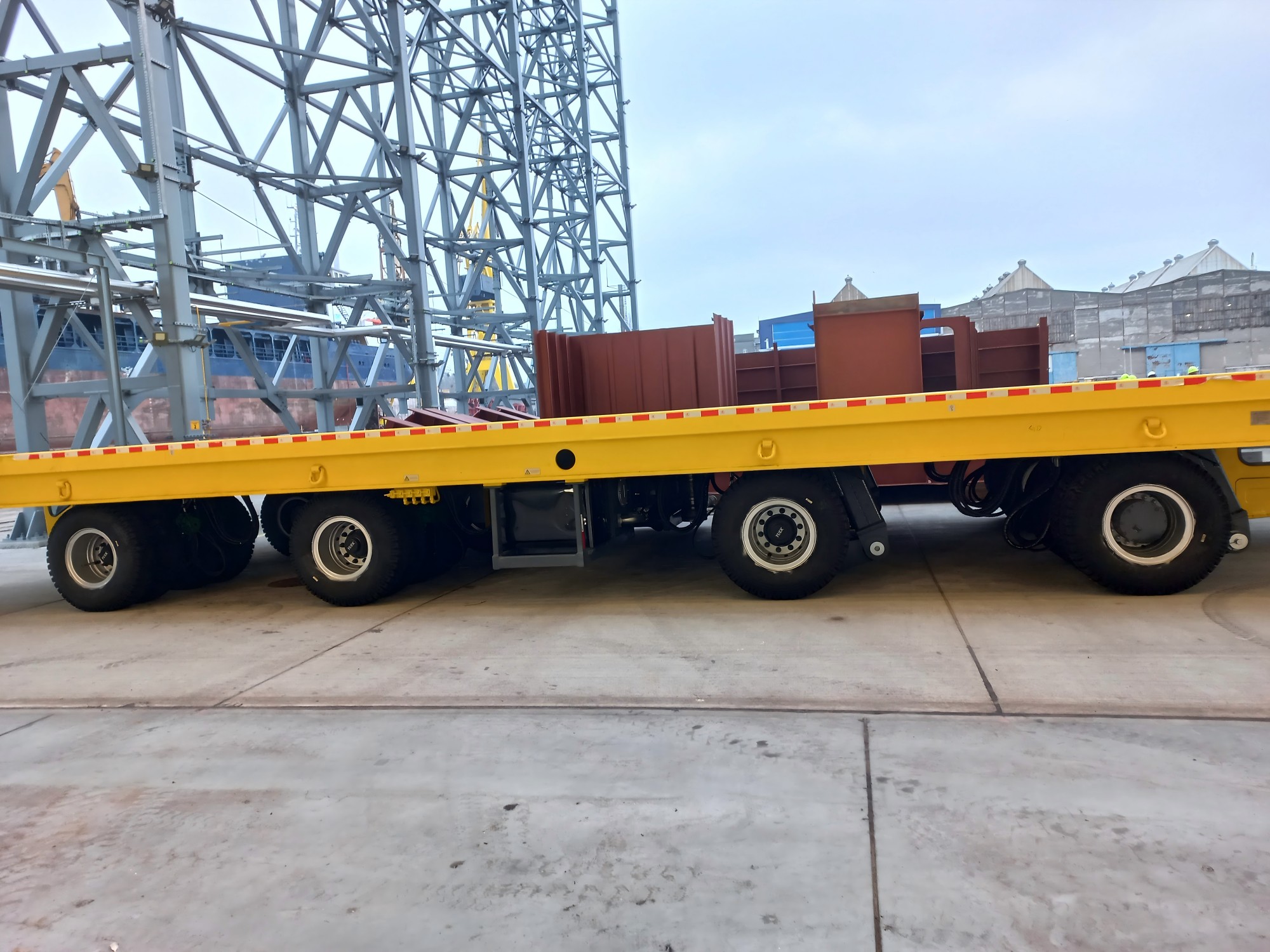 heavy equipment transporter