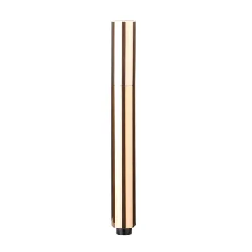 lip gloss teeth whiting 3ml empty aluminum gold cosmetic click twist pens