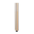 Lipglosszähne Whiting 3ml leer Aluminium Gold Kosmetische Klick -Twist -Stifte