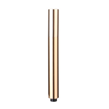 Dent de brillant à lèvres Whiting 3 ml d&#39;aluminium vide en aluminium Gold cosmétique Click Twist stylos