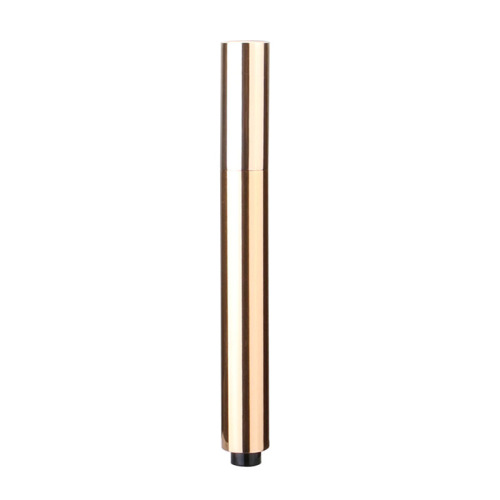 Dent de brillant à lèvres Whiting 3 ml d'aluminium vide en aluminium Gold cosmétique Click Twist stylos