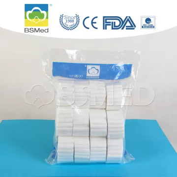 Medical absorbent cotton dental roll 12mmx38mm(0.65g)