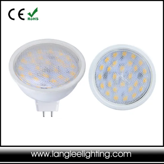 5W White Color Body MR16 GU5.3 LED Light Bulb