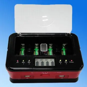 USB Alkaline Battery Charger for Mobile Phones and Tablet/Laptop