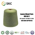 حلقه NM68/2 Lyocell Mercerized Wool Mercerized Silk ترکیبی با استحکام بالا رنگرزی شده با استحکام بالا انگشتر نرم تنفسی ضد پیلینگ