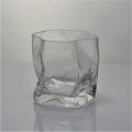 Crystal Old Fashioned Twisted Shape Bubble Whiskey Glass