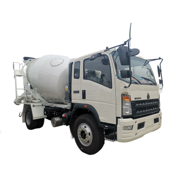 160hp Euro3 Diesel Engine 5CBM HOWO Small 4x2 Mixing Concrete Truck