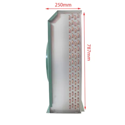 Copper tube aluminum fin evaporator condenser for cold storage