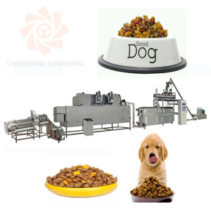 Dry pet food machine making extruder dog food