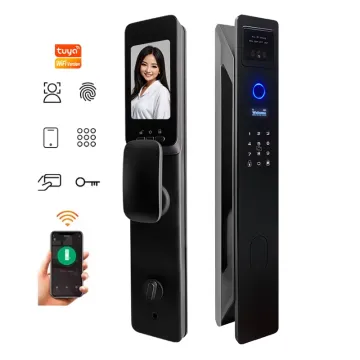 Inteligente 3D Card Tuya face recognition door lock