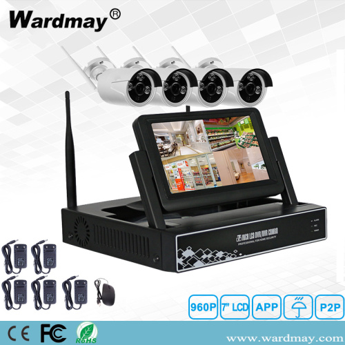 1.3/2.0MP Wifi NVR Kits with 7" LCD Screen