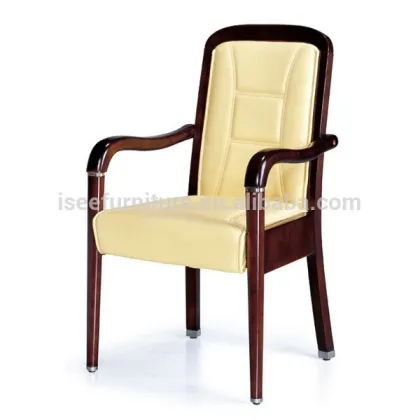 name brand office furniture modern conference chair design wooden frame IH252