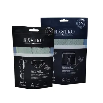 recyclable zip swimwear packaging t-shirt packaging bags