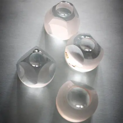 N-BK7 grade A optical glass Corner Cube Retroreflector