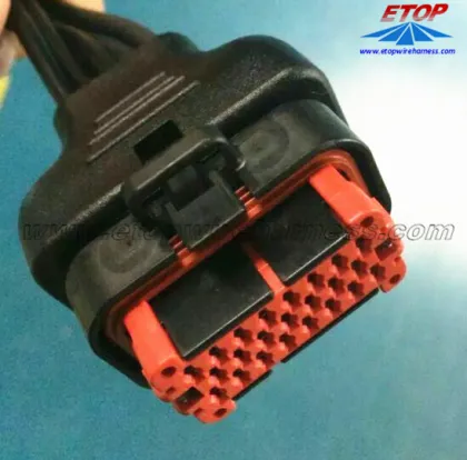 Molded tyco ECU connector cable