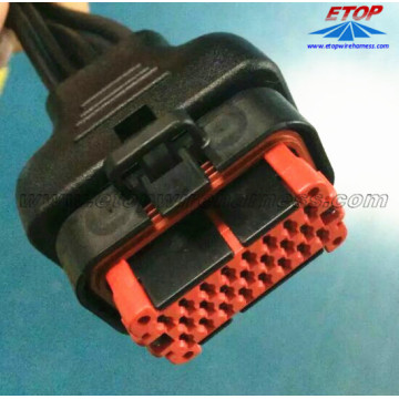 Cabo conector ECU tyco moldado