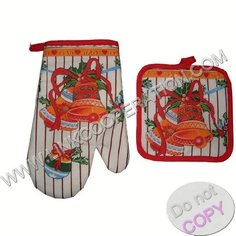 Microwave oven glove &amp; Pad