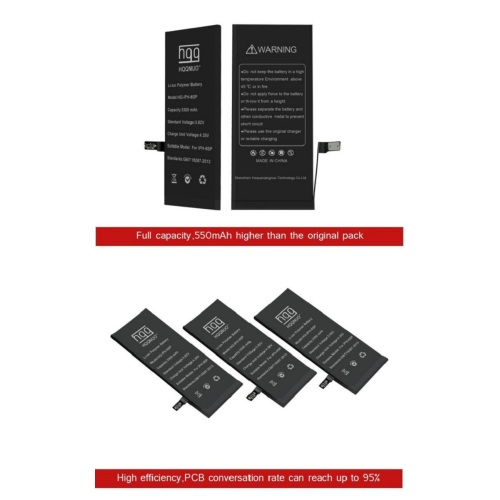 Rechargeable high capacity 3300mAh iPhone 6s plus battery