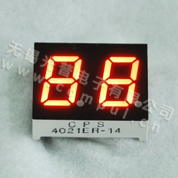 0.4 Inch High Light Red Two Digits 7 Segment LED Numeric Display