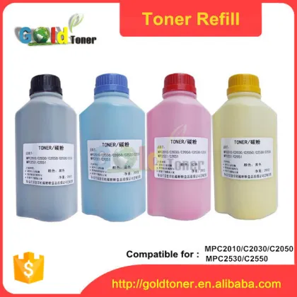 Bulk toner powder MPC2050 for Ricoh