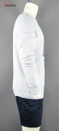 Men's pullover sweatshirt without hood