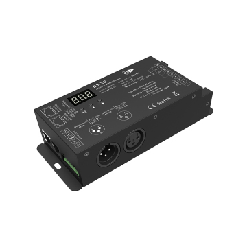 SKYDANCE D3-XE DMX512 RDM RGB DMX Decoder with XLR3 and RJ45 Ports