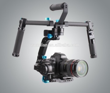Wondlan Skywalker Remote Control Double Handle Mirrorless Camera DSLR Camera 3-Axis Gimbal Stabilizer
