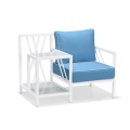 Aluminum furniture with cushions