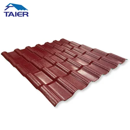 Colored Corrugated ASA Resin Roofing Tiles