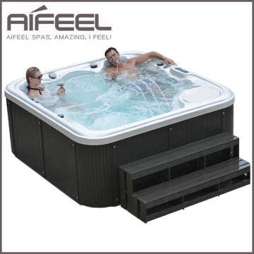 Freestanding acrylic balboa control system 5 person outdoor sex massage hot tub spa