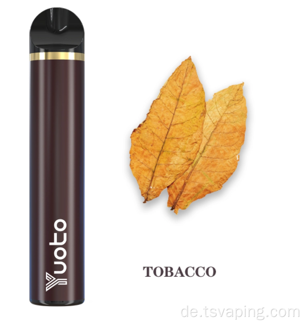 Yoto elektronische Zigarette 1500 Puff Einweg -Vape Pod