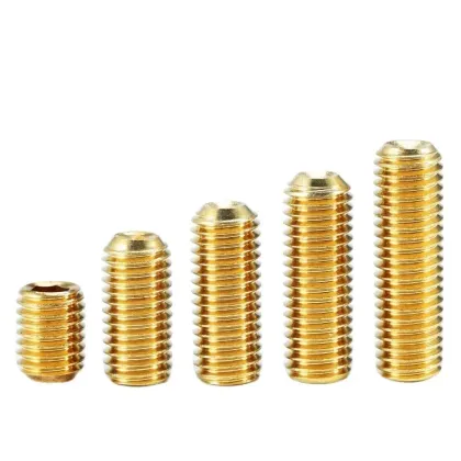 Hot Selling DIN913 DIN916 Brass Set Screws - Hex Socket Set Screws