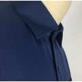 Camisa de mangas compridas de masculino azul escuro