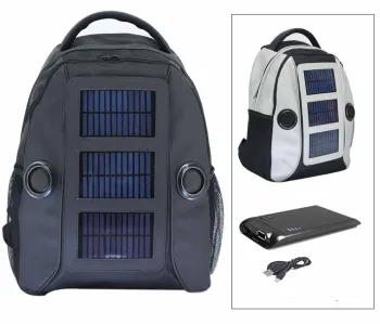 2014 New Solar Backpack with Speakers