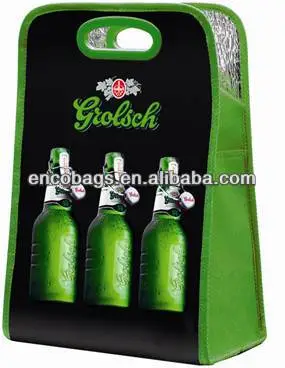 beer bottles cooler bag 6 pack