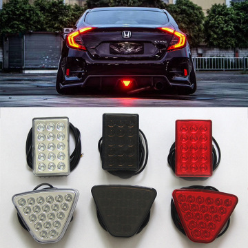 HTAUTO Universal Car Rear Stop Brake Light Warning Lamp